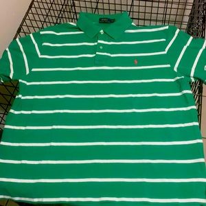 Green striped Polo